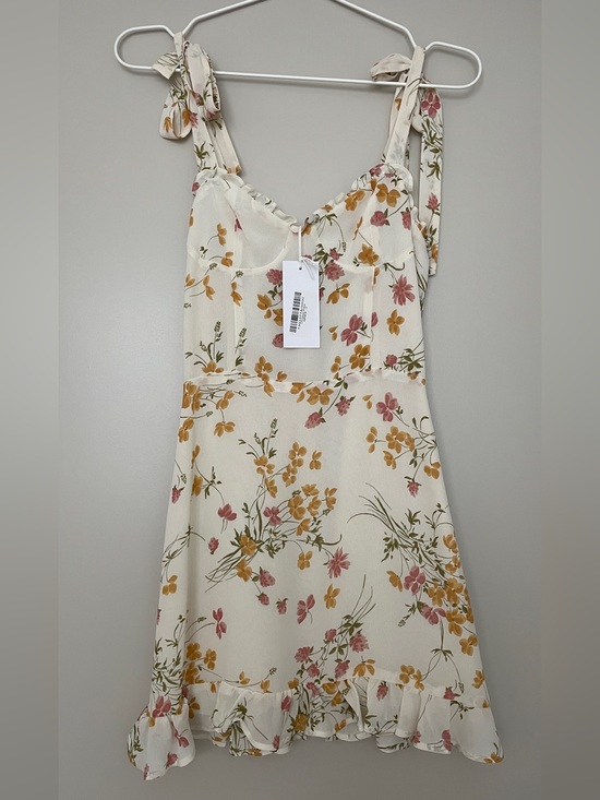 Reformation Dresses & Skirts - Reformation Christine floral mini dress Aries tie-straps 0
